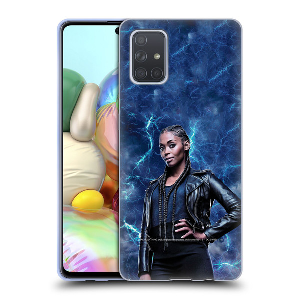 Black Lightning Characters Anissa Pierce Soft Gel Case for Samsung Galaxy A71 (2019)