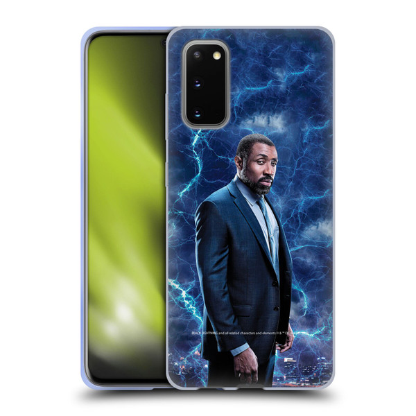 Black Lightning Characters Jefferson Pierce Soft Gel Case for Samsung Galaxy S20 / S20 5G