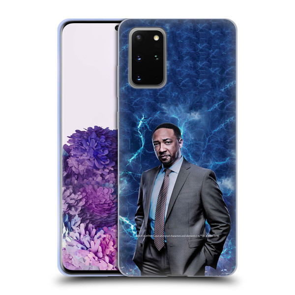 Black Lightning Characters William Henderson Soft Gel Case for Samsung Galaxy S20+ / S20+ 5G