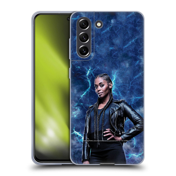 Black Lightning Characters Anissa Pierce Soft Gel Case for Samsung Galaxy S21 FE 5G