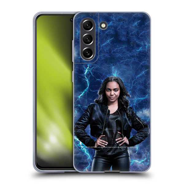 Black Lightning Characters Jennifer Pierce Soft Gel Case for Samsung Galaxy S21 FE 5G