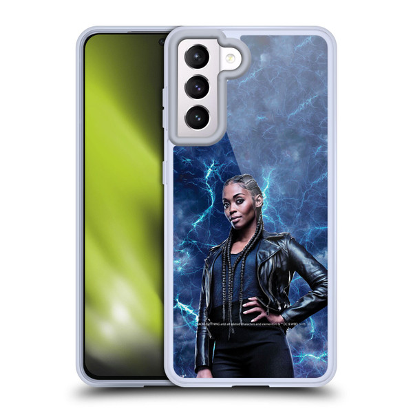 Black Lightning Characters Anissa Pierce Soft Gel Case for Samsung Galaxy S21 5G