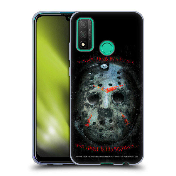 Freddy VS. Jason Graphics Jason's Birthday Soft Gel Case for Huawei P Smart (2020)