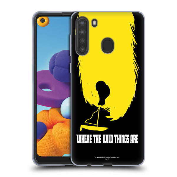 Where the Wild Things Are Movie Graphics Paw Soft Gel Case for Samsung Galaxy A21 (2020)