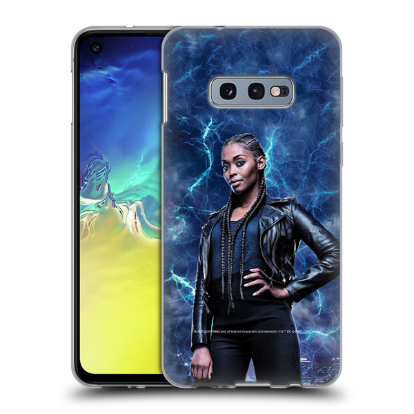 Black Lightning Characters Anissa Pierce Soft Gel Case for Samsung Galaxy S10e