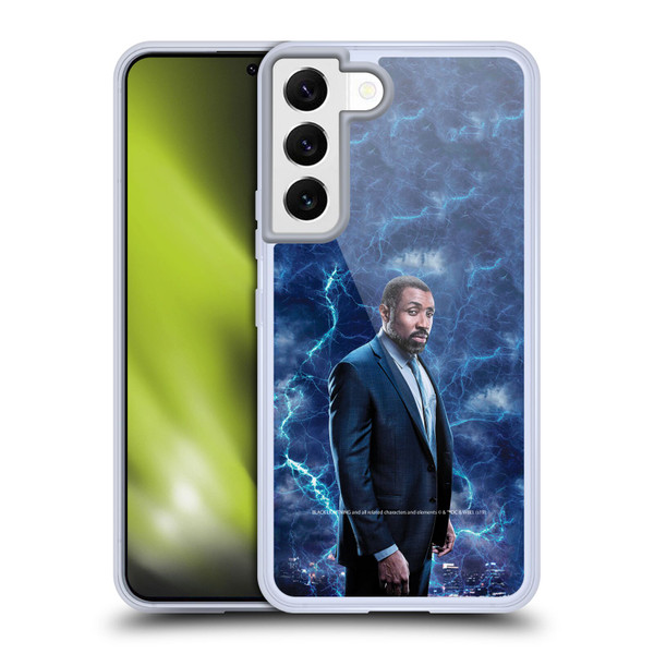 Black Lightning Characters Jefferson Pierce Soft Gel Case for Samsung Galaxy S22 5G