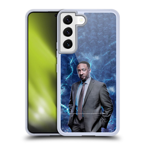 Black Lightning Characters William Henderson Soft Gel Case for Samsung Galaxy S22 5G