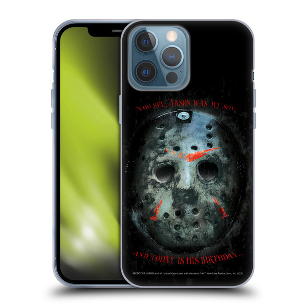 Freddy VS. Jason Graphics Jason's Birthday Soft Gel Case for Apple iPhone 13 Pro Max