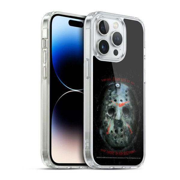 Freddy VS. Jason Graphics Jason's Birthday Soft Gel Case for Apple iPhone 13 Pro & MagSafe