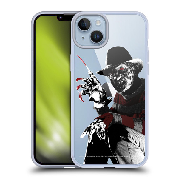 Freddy VS. Jason Graphics Freddy Soft Gel Case for Apple iPhone 14 Plus & MagSafe