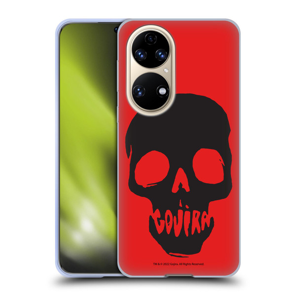 Gojira Graphics Skull Mouth Soft Gel Case for Huawei P50