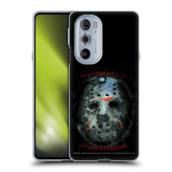 Freddy VS. Jason Graphics Jason's Birthday Soft Gel Case for Motorola Edge X30
