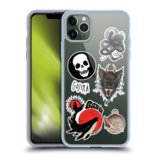 Gojira Graphics Sticker Print Soft Gel Case for Apple iPhone 11 Pro Max