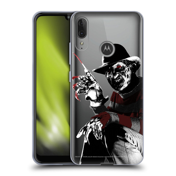 Freddy VS. Jason Graphics Freddy Soft Gel Case for Motorola Moto E6 Plus