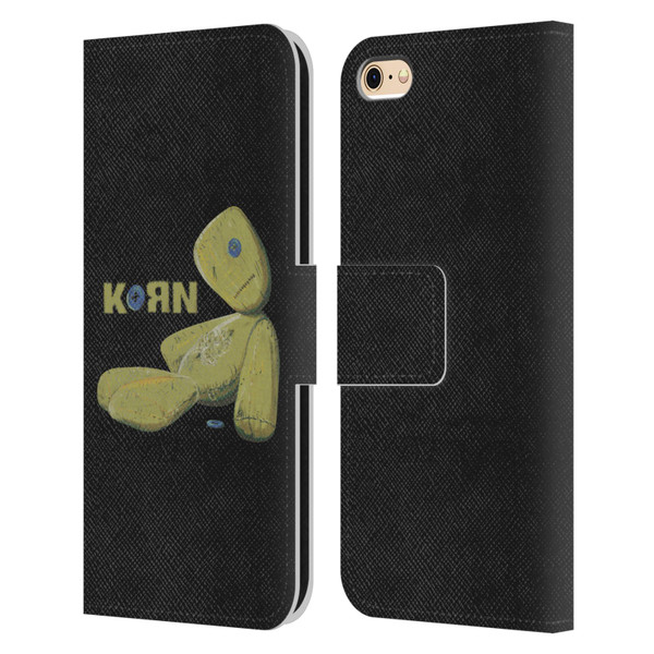 Korn Graphics Issues Doll Leather Book Wallet Case Cover For Apple iPhone 6 / iPhone 6s