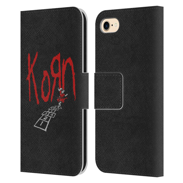 Korn Graphics Follow The Leader Leather Book Wallet Case Cover For Apple iPhone 7 / 8 / SE 2020 & 2022