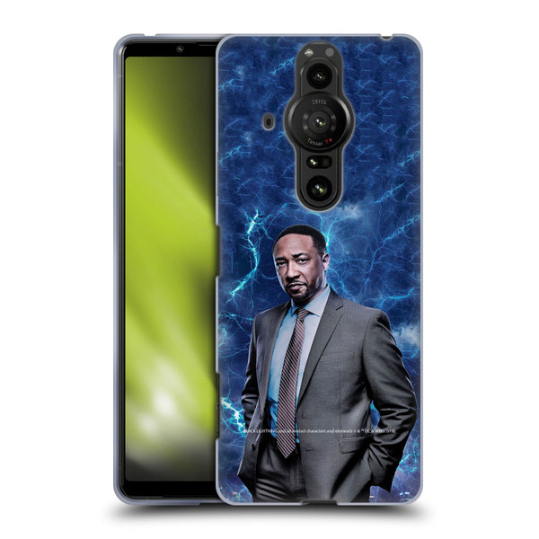 Black Lightning Characters William Henderson Soft Gel Case for Sony Xperia Pro-I