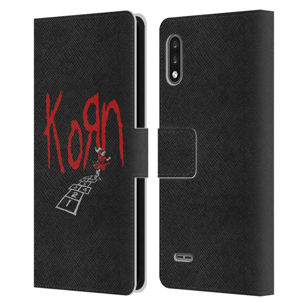 Korn Graphics Follow The Leader Leather Book Wallet Case Cover For LG K22