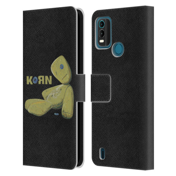 Korn Graphics Issues Doll Leather Book Wallet Case Cover For Nokia G11 Plus