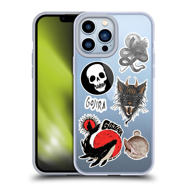 Gojira Graphics Sticker Print Soft Gel Case for Apple iPhone 13 Pro Max & MagSafe