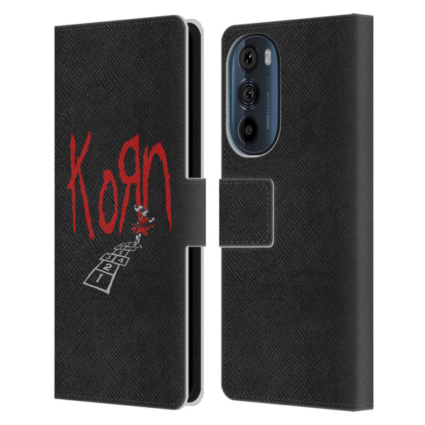 Korn Graphics Follow The Leader Leather Book Wallet Case Cover For Motorola Edge 30