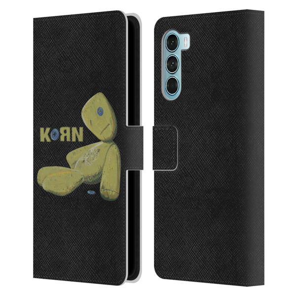 Korn Graphics Issues Doll Leather Book Wallet Case Cover For Motorola Edge S30 / Moto G200 5G