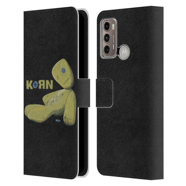 Korn Graphics Issues Doll Leather Book Wallet Case Cover For Motorola Moto G60 / Moto G40 Fusion
