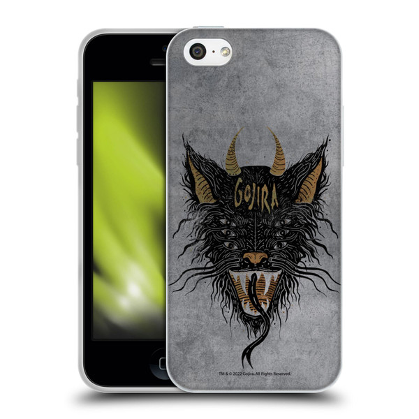 Gojira Graphics Six-Eyed Beast Soft Gel Case for Apple iPhone 5c