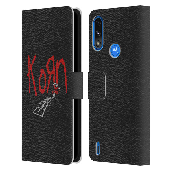 Korn Graphics Follow The Leader Leather Book Wallet Case Cover For Motorola Moto E7 Power / Moto E7i Power