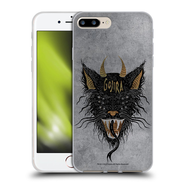 Gojira Graphics Six-Eyed Beast Soft Gel Case for Apple iPhone 7 Plus / iPhone 8 Plus