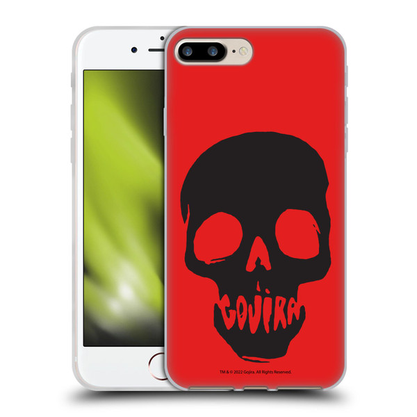 Gojira Graphics Skull Mouth Soft Gel Case for Apple iPhone 7 Plus / iPhone 8 Plus