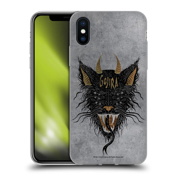 Gojira Graphics Six-Eyed Beast Soft Gel Case for Apple iPhone X / iPhone XS