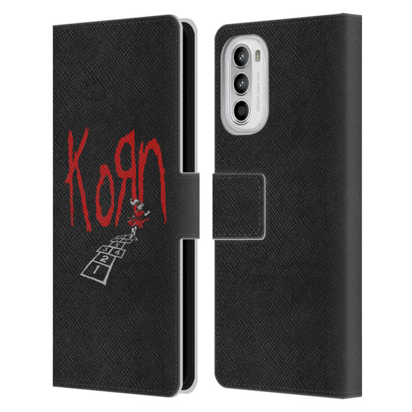 Korn Graphics Follow The Leader Leather Book Wallet Case Cover For Motorola Moto G52