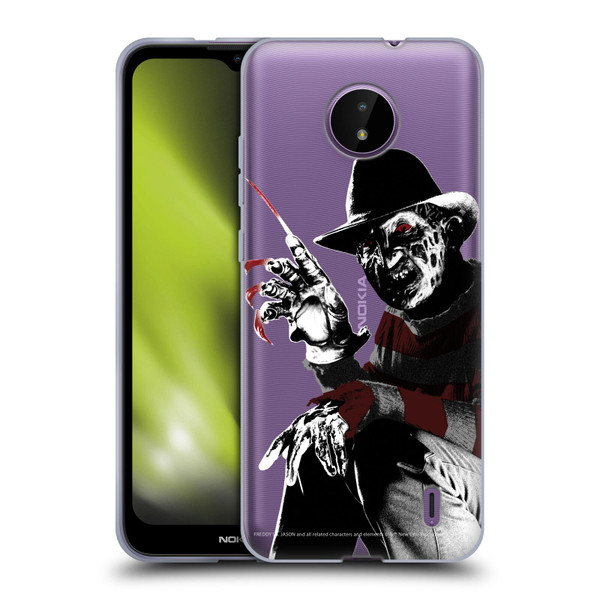 Freddy VS. Jason Graphics Freddy Soft Gel Case for Nokia C10 / C20