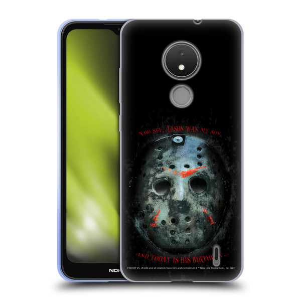 Freddy VS. Jason Graphics Jason's Birthday Soft Gel Case for Nokia C21