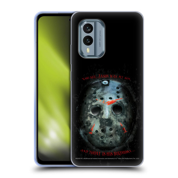 Freddy VS. Jason Graphics Jason's Birthday Soft Gel Case for Nokia X30