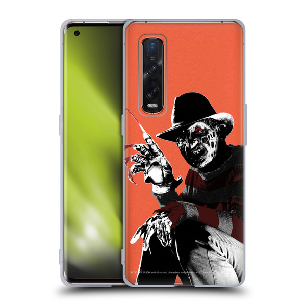 Freddy VS. Jason Graphics Freddy Soft Gel Case for OPPO Find X2 Pro 5G