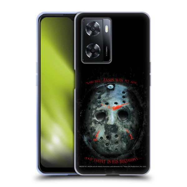 Freddy VS. Jason Graphics Jason's Birthday Soft Gel Case for OPPO A57s