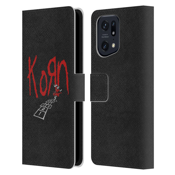 Korn Graphics Follow The Leader Leather Book Wallet Case Cover For OPPO Find X5 Pro