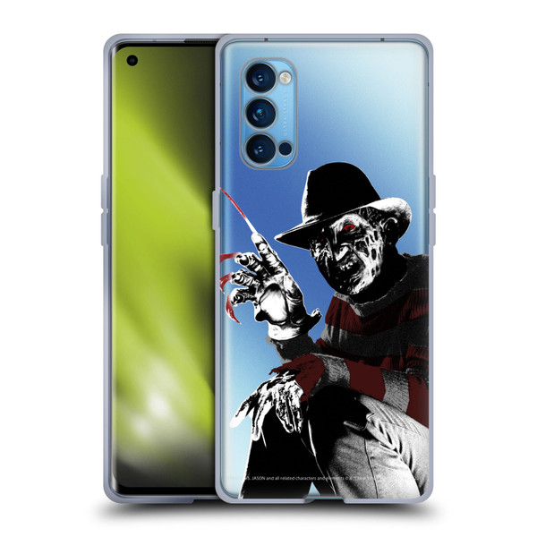 Freddy VS. Jason Graphics Freddy Soft Gel Case for OPPO Reno 4 Pro 5G