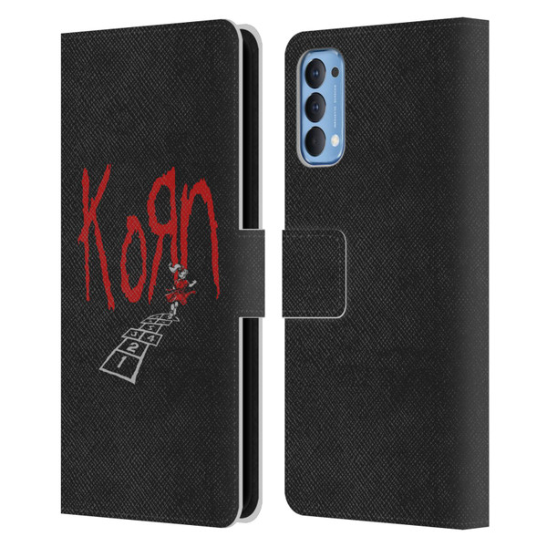 Korn Graphics Follow The Leader Leather Book Wallet Case Cover For OPPO Reno 4 5G