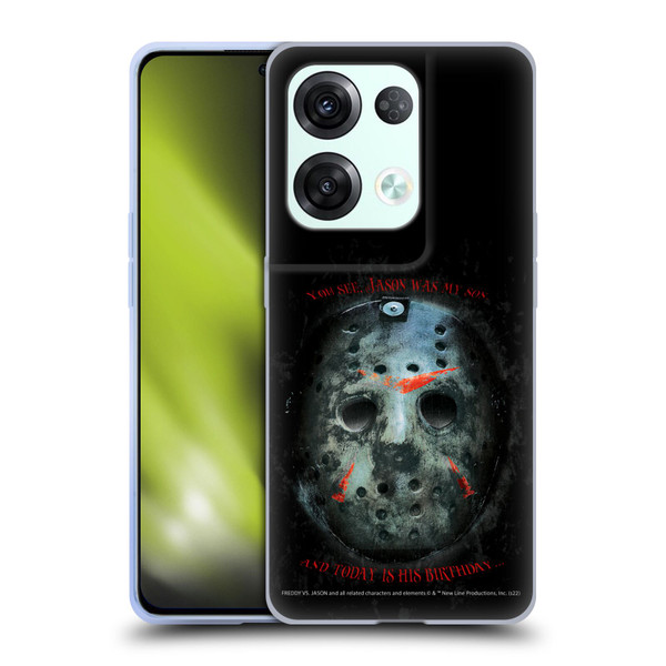 Freddy VS. Jason Graphics Jason's Birthday Soft Gel Case for OPPO Reno8 Pro