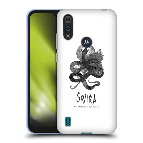 Gojira Graphics Serpent Movie Soft Gel Case for Motorola Moto E6s (2020)