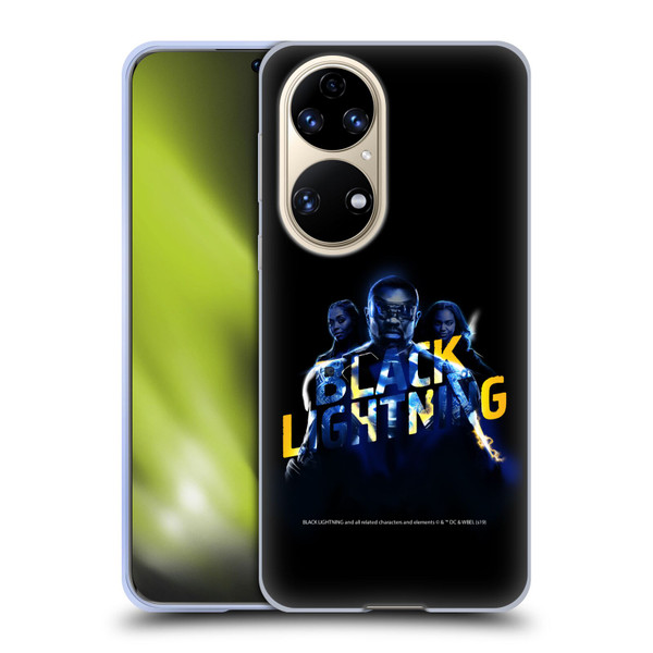 Black Lightning Key Art Group Soft Gel Case for Huawei P50