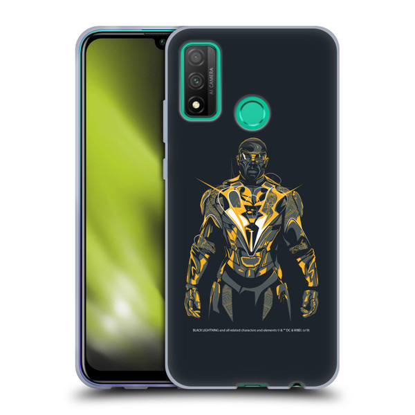 Black Lightning Key Art Black Lightning Soft Gel Case for Huawei P Smart (2020)