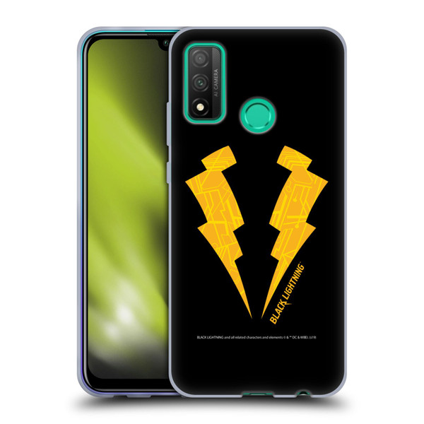 Black Lightning Key Art Logo Soft Gel Case for Huawei P Smart (2020)