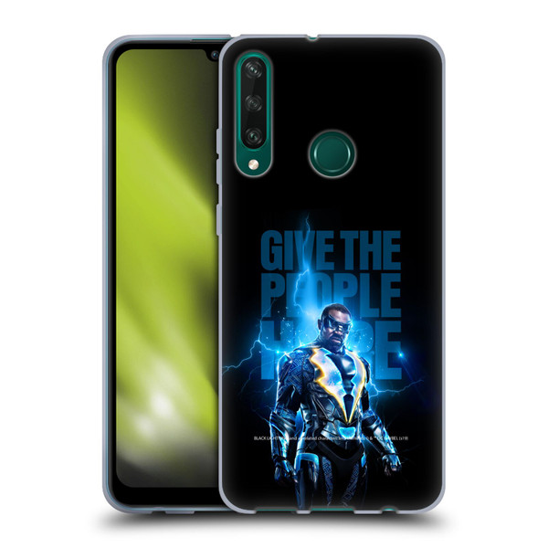 Black Lightning Key Art Give The People Hope Soft Gel Case for Huawei Y6p