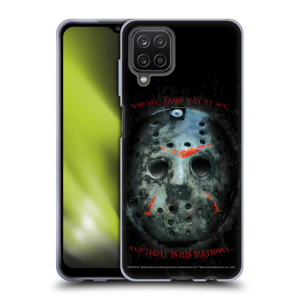 Freddy VS. Jason Graphics Jason's Birthday Soft Gel Case for Samsung Galaxy A12 (2020)
