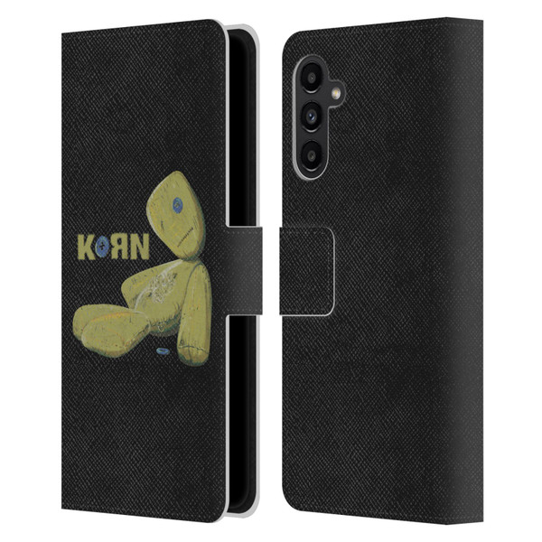 Korn Graphics Issues Doll Leather Book Wallet Case Cover For Samsung Galaxy A13 5G (2021)