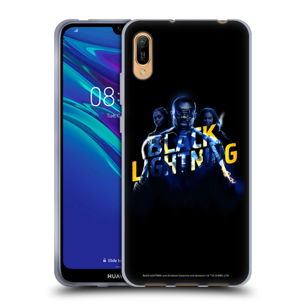 Black Lightning Key Art Group Soft Gel Case for Huawei Y6 Pro (2019)